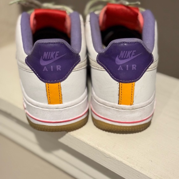 Nike Kids Air Force 1 LV8 FD1035-100 Multicolor Lace-Up Sneaker Shoes Size 4Y - Picture 6 of 9